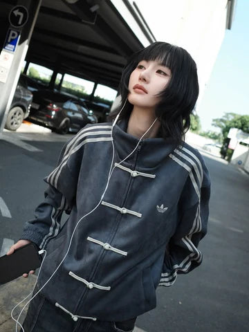 CNY Blue Chinese New Year Jacket – Knot Buttons | VELZR