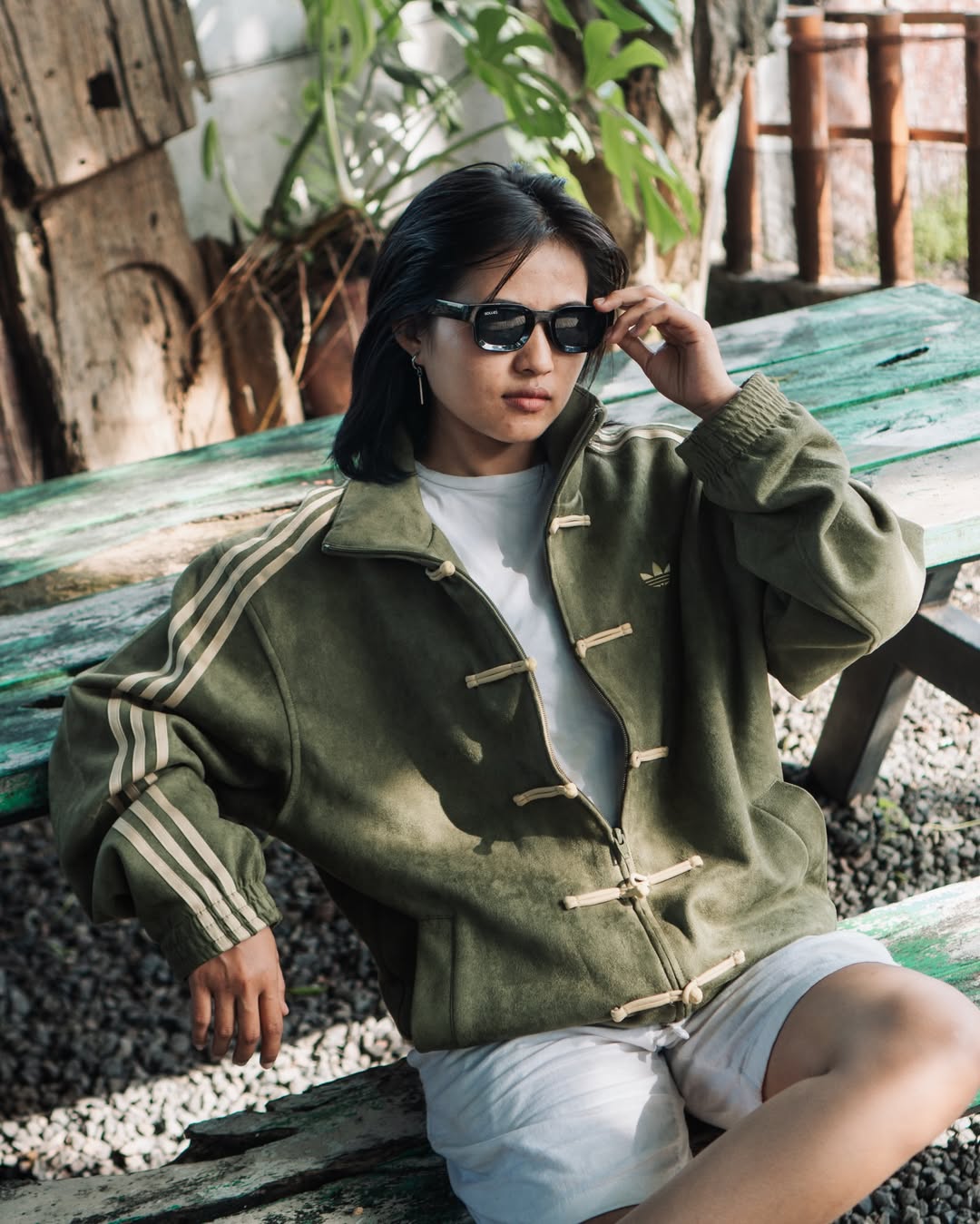 CNY Olive Green Jacket – Unisex Streetwear Outerwear | VELZR