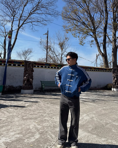CNY Blue Chinese New Year Jacket – Knot Buttons | VELZR