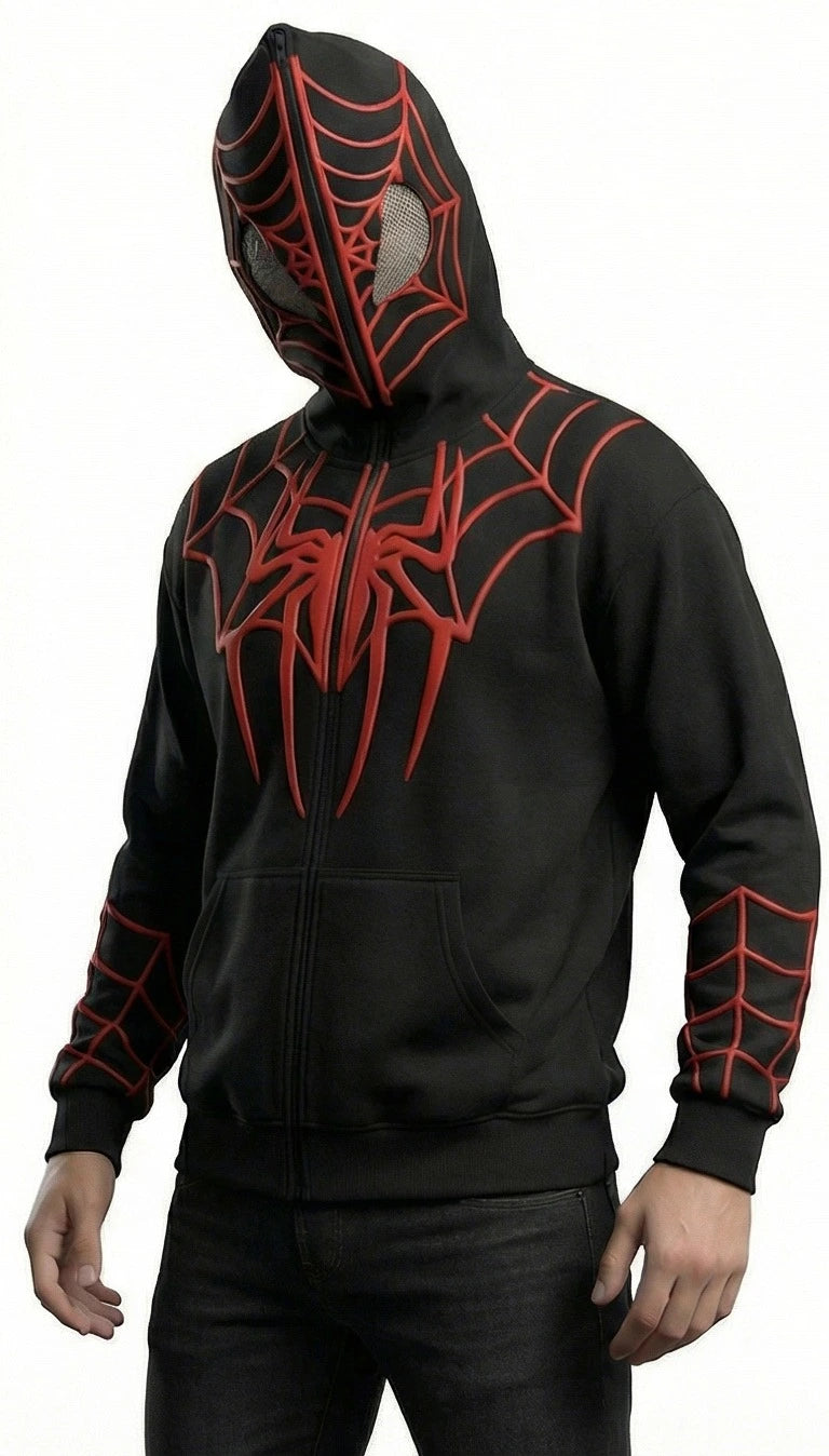 Black Unisex Streetwear Hoodie by VELZR