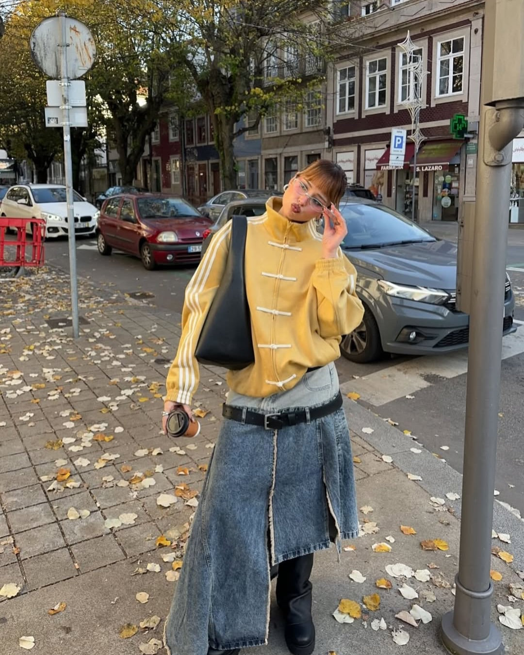 Premium parachute fabric texture of CNY Mustard Yellow Jacket