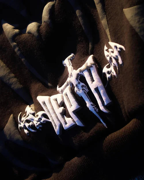 Back view of oversized Depth Hoodie