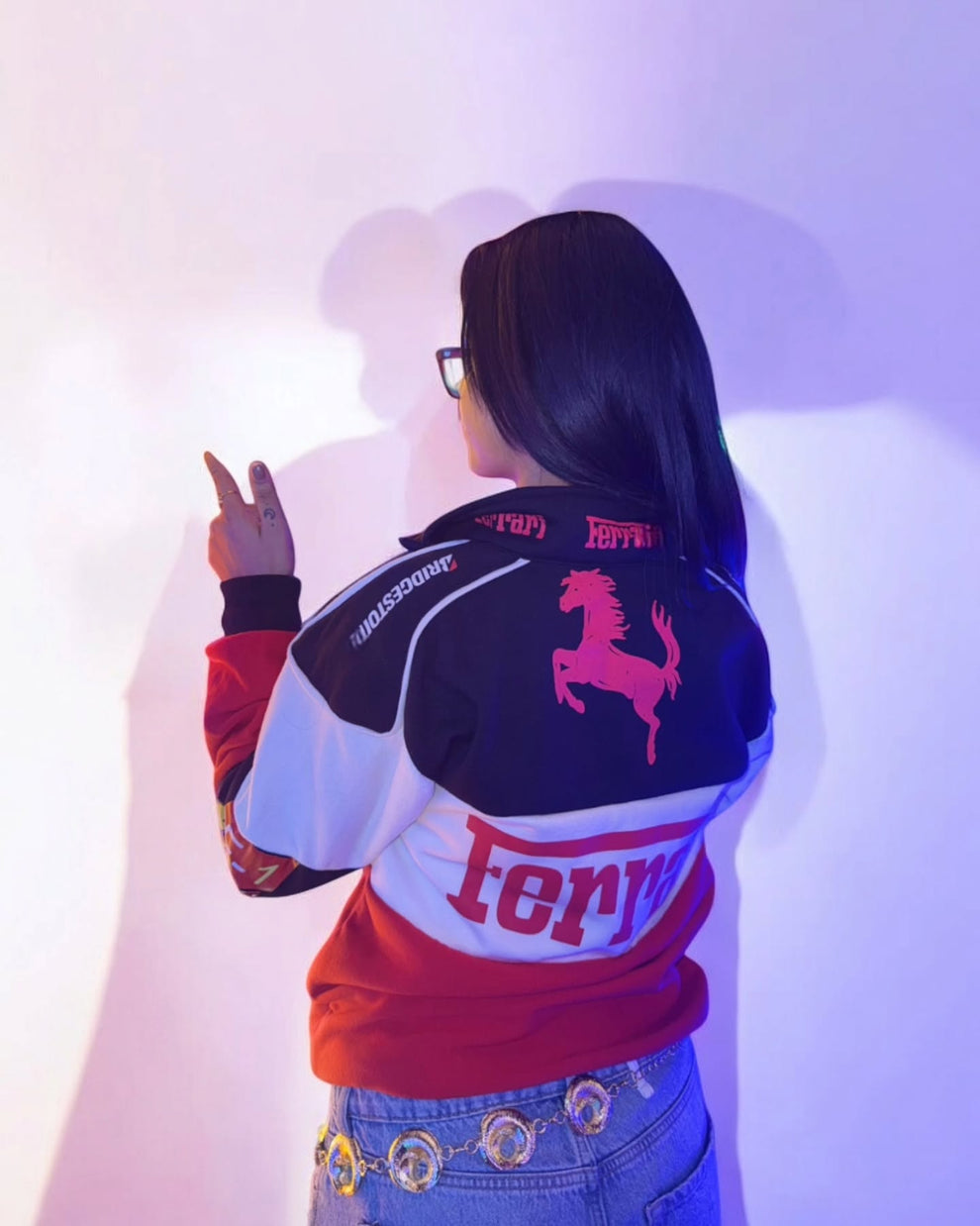 Ferrari F1 Racing Jacket Back View