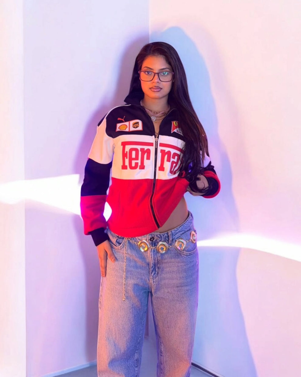 Ferrari F1 Racing Jacket Front View
