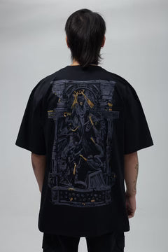 Divine Duality Oversized Boxy Fit T-Shirt | VELZR