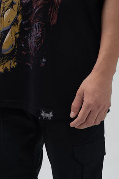 Divine Duality Oversized Boxy Fit T-Shirt | VELZR